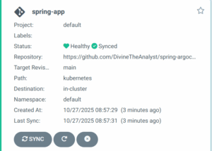 How to Set Up and Deploy an Application with ArgoCD 7 Screenshot 2025 10 27 090033